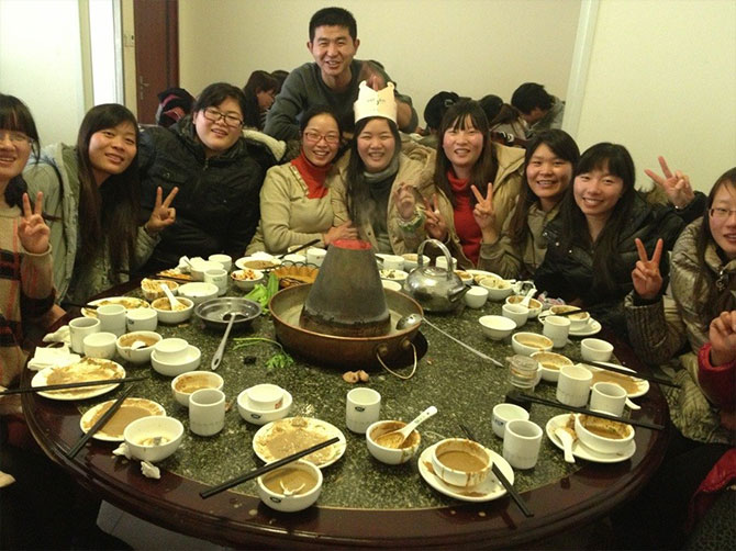 2013年1月4日公司聚餐